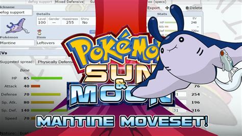 mantine moveset.